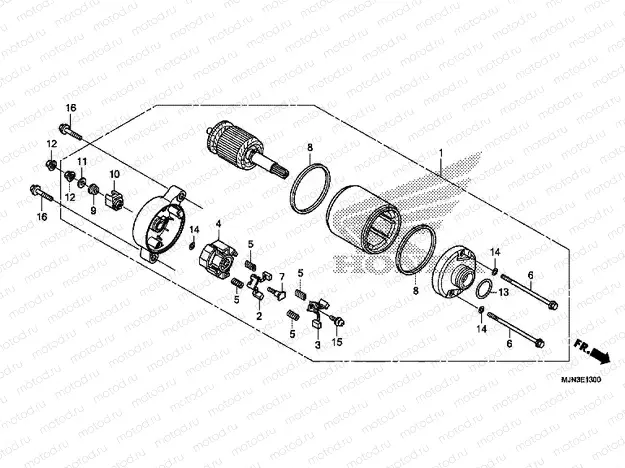 E-13 STARTING MOTOR