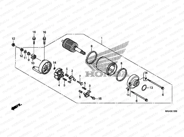 E-13 STARTING MOTOR