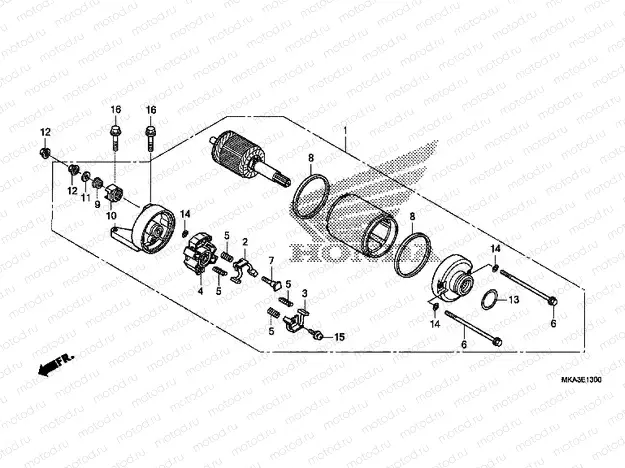 E-13 STARTING MOTOR