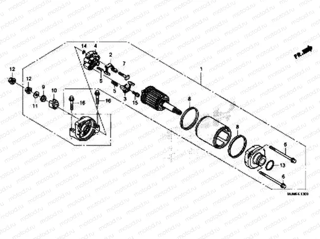 E-13 STARTING MOTOR