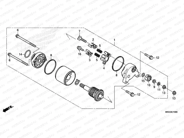 E-13 STARTING MOTOR