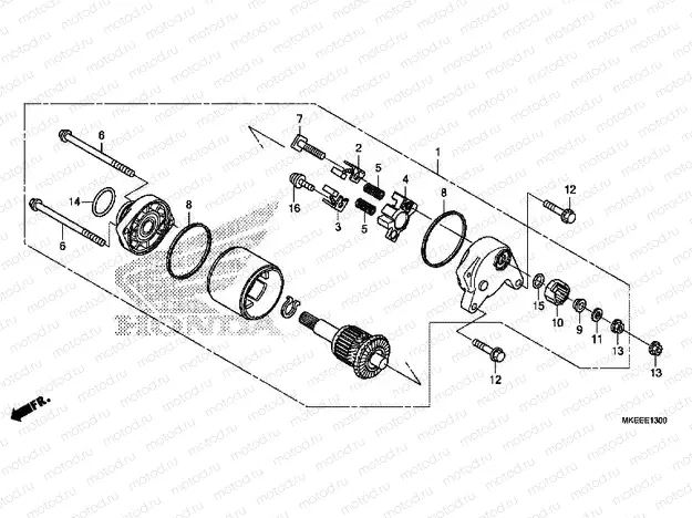 E-13 STARTING MOTOR