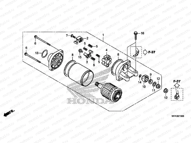 E-13 STARTING MOTOR