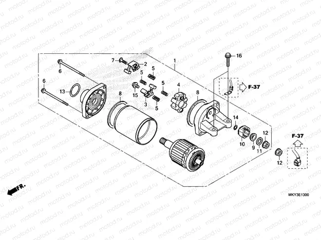 E-13 STARTING MOTOR