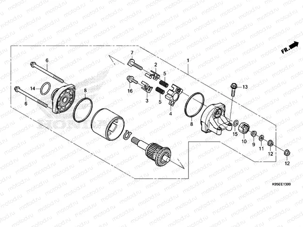 E-13 STARTING MOTOR