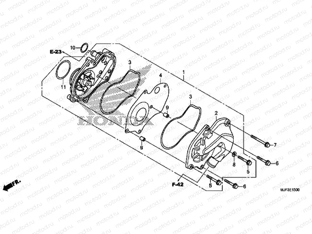 E-13 WATER PUMP