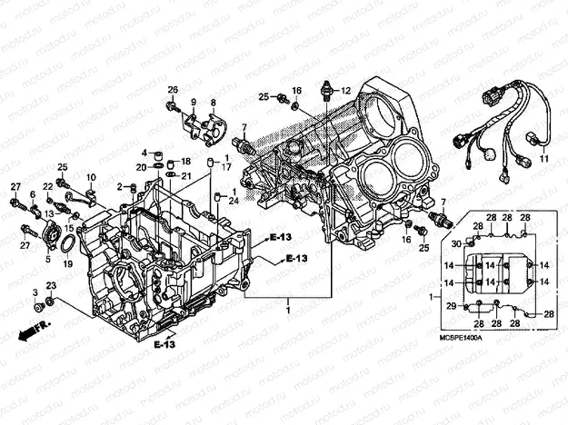 E-14 CRANKSHAFT