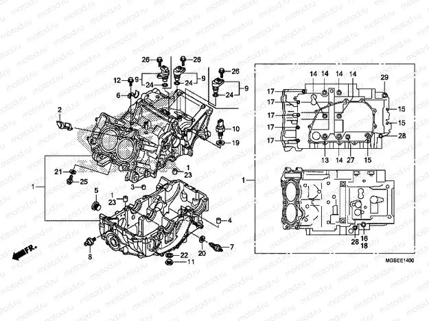 E-14 CRANKSHAFT