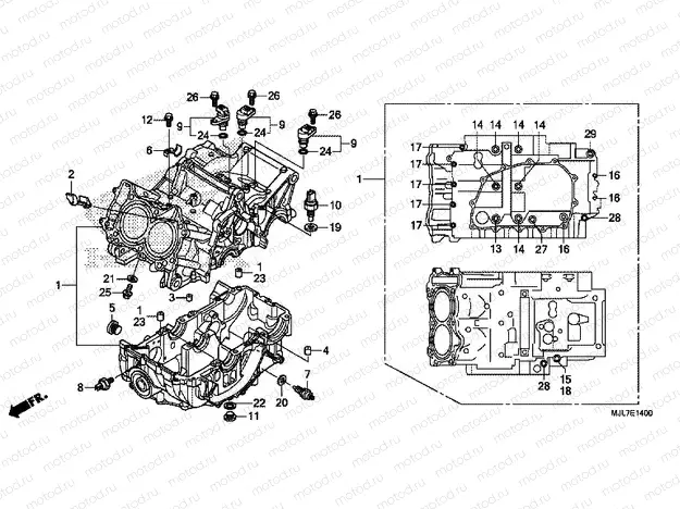 E-14 CRANKSHAFT