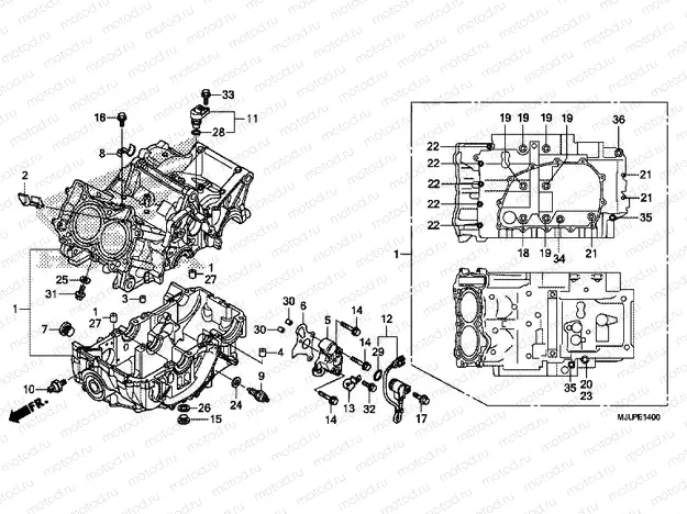 E-14 CRANKSHAFT
