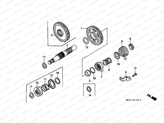 E-14 DRIVE SHAFT AXLE