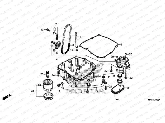 E-14 OIL PAN & OIL PUMP