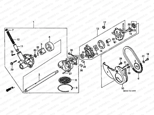 E-14 OIL PUMP