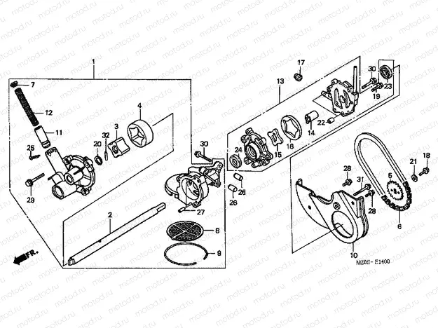 E-14 OIL PUMP
