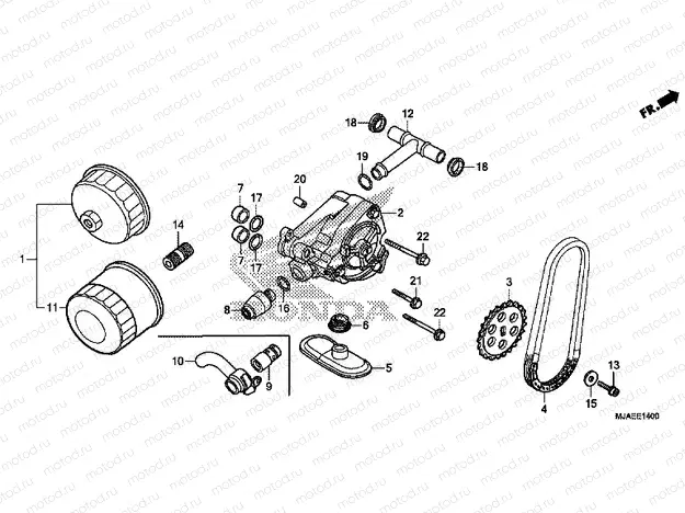 E-14 OIL PUMP