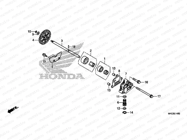 E-14 OIL PUMP