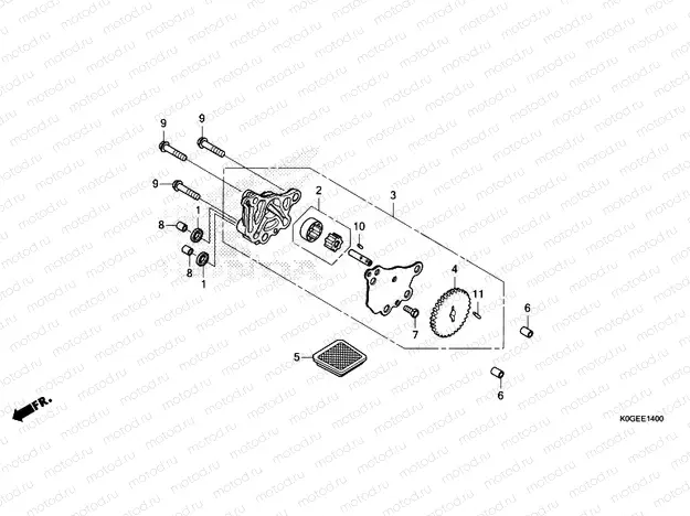 E-14 OIL PUMP