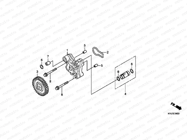 E-14 OIL PUMP