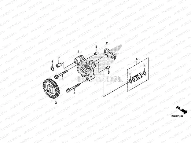 E-14 OIL PUMP