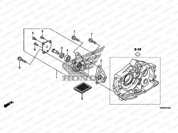 E-14 OIL PUMP