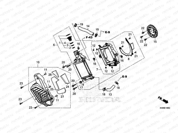 E-14 RADIATOR