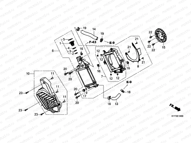 E-14 RADIATOR