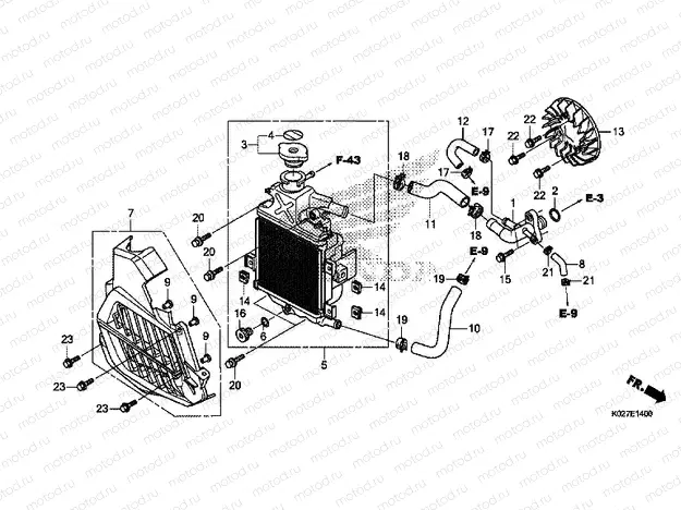 E-14 RADIATOR