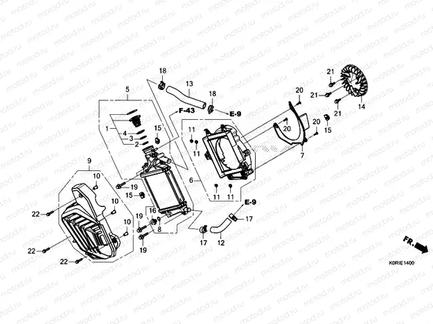 E-14 RADIATOR