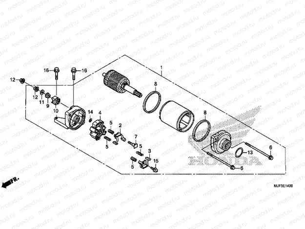 E-14 STARTER ENGINE