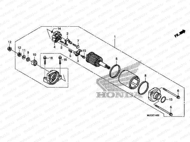 E-14 STARTER ENGINE