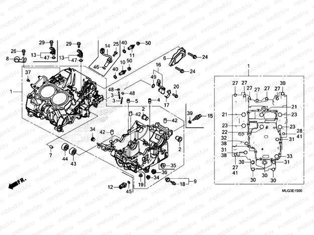 E-15 CRANKCASE