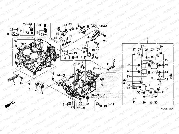 E-15 CRANKCASE