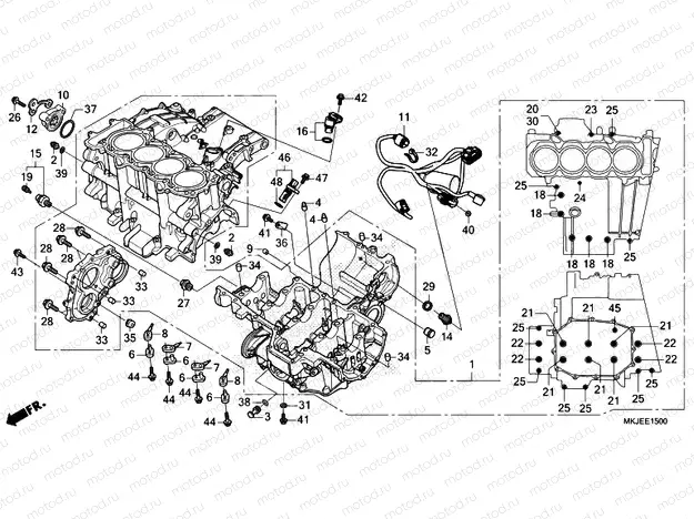 E-15 CRANKCASE