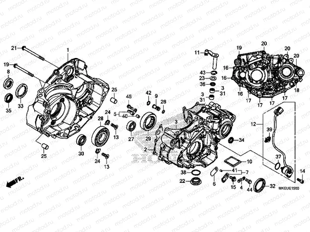 E-15 CRANKCASE