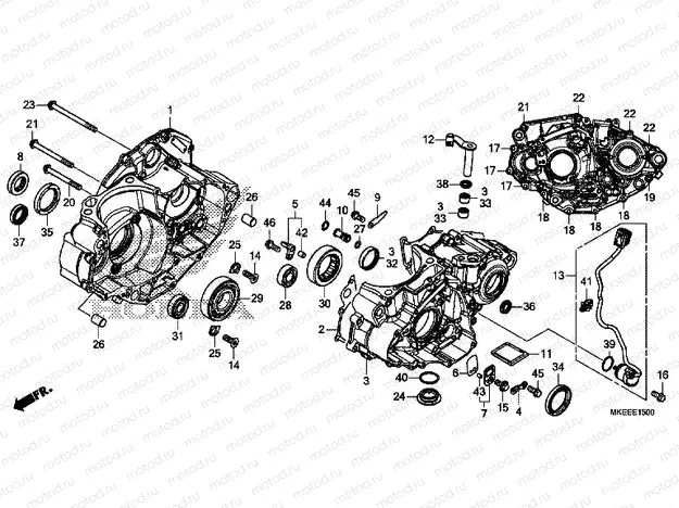 E-15 CRANKCASE