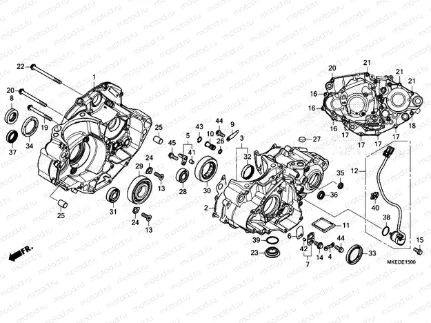 E-15 CRANKCASE