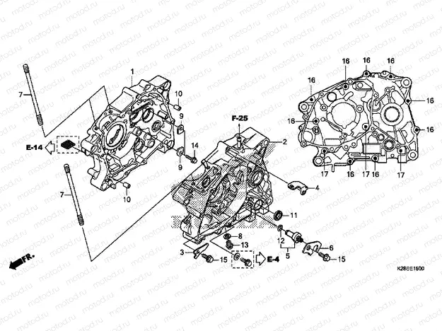 E-15 CRANKCASE