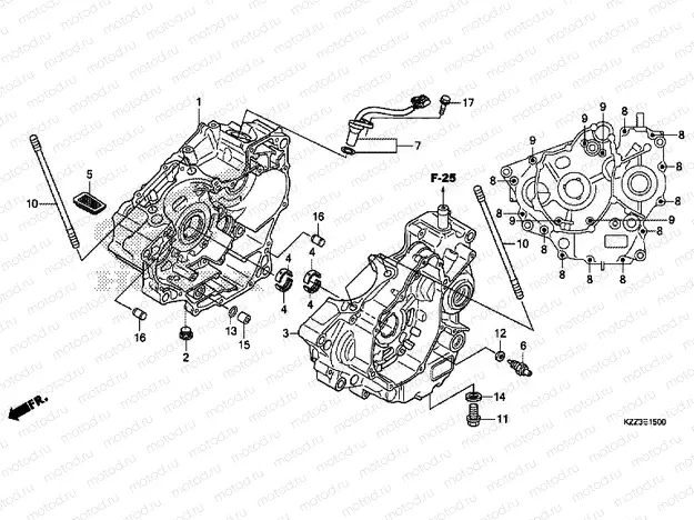 E-15 CRANKCASE