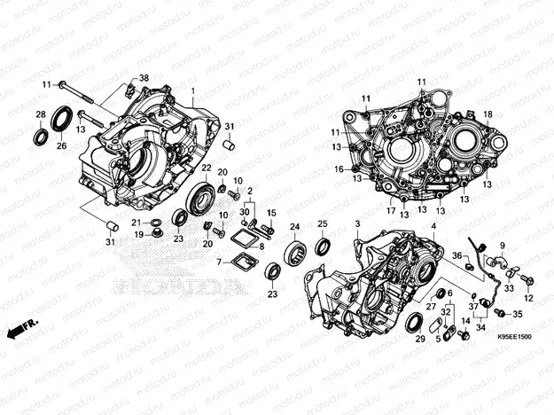 E-15 CRANKCASE