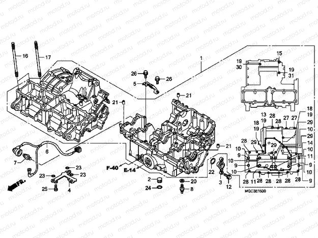 E-15 CRANKSHAFT
