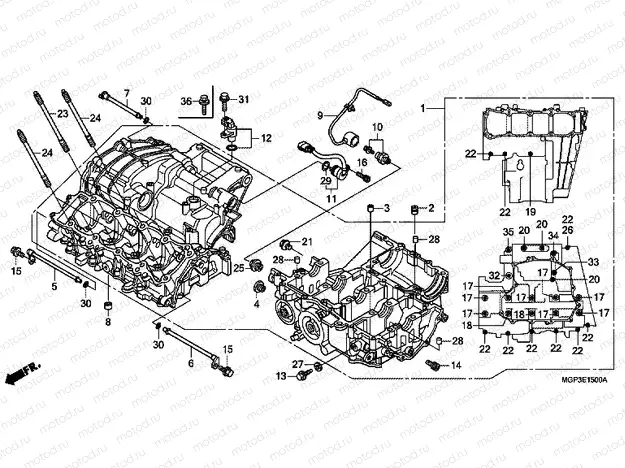 E-15 CRANKSHAFT