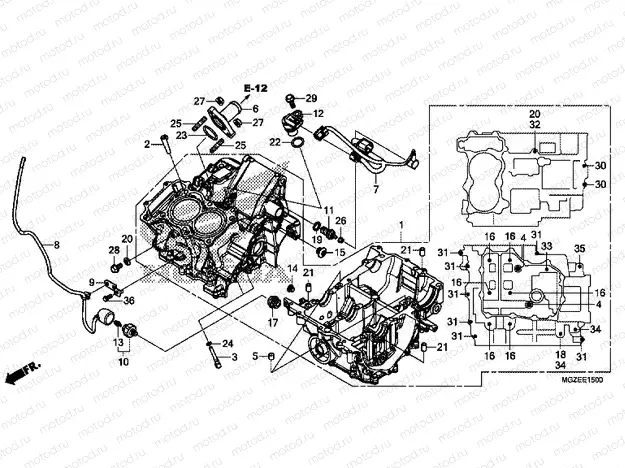 E-15 CRANKSHAFT