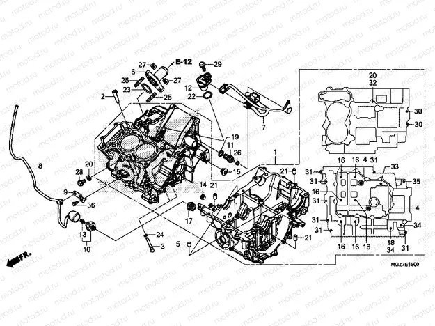E-15 CRANKSHAFT
