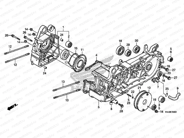 E-15 CRANKSHAFT