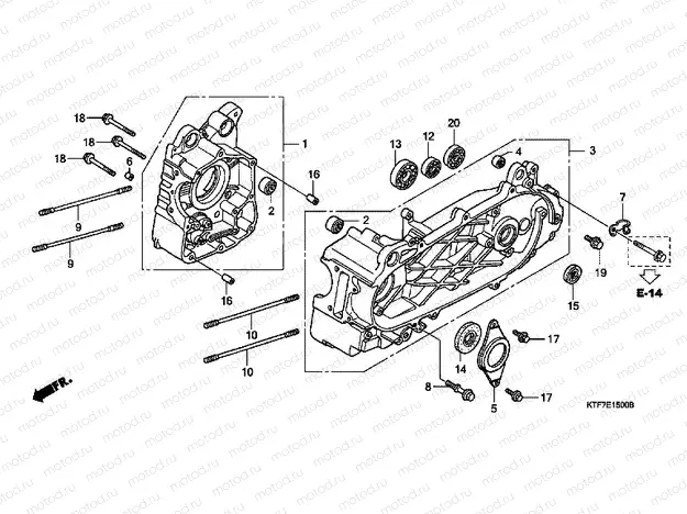 E-15 CRANKSHAFT