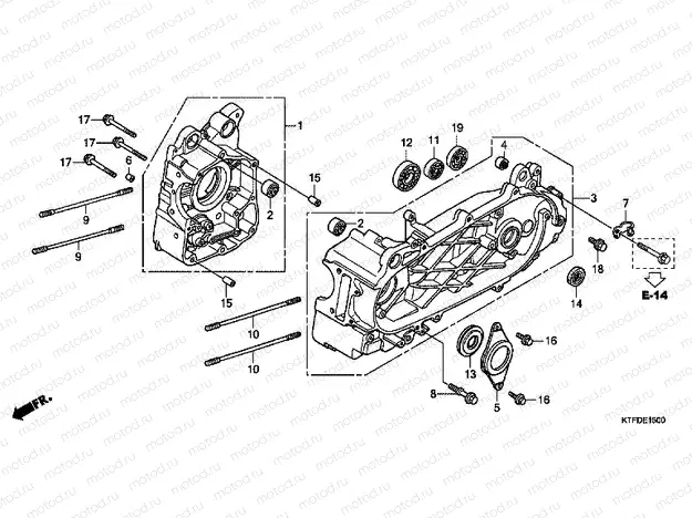 E-15 CRANKSHAFT