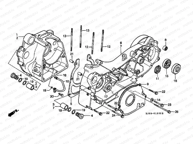 E-15 CRANKSHAFT (CH125E)