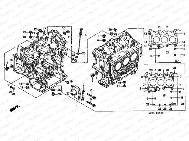 E-15 CYLINDER BLOCK