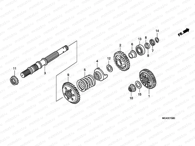 E-15 FINAL SHAFT