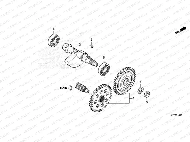 E-16-10 BALANCER SHAFT
